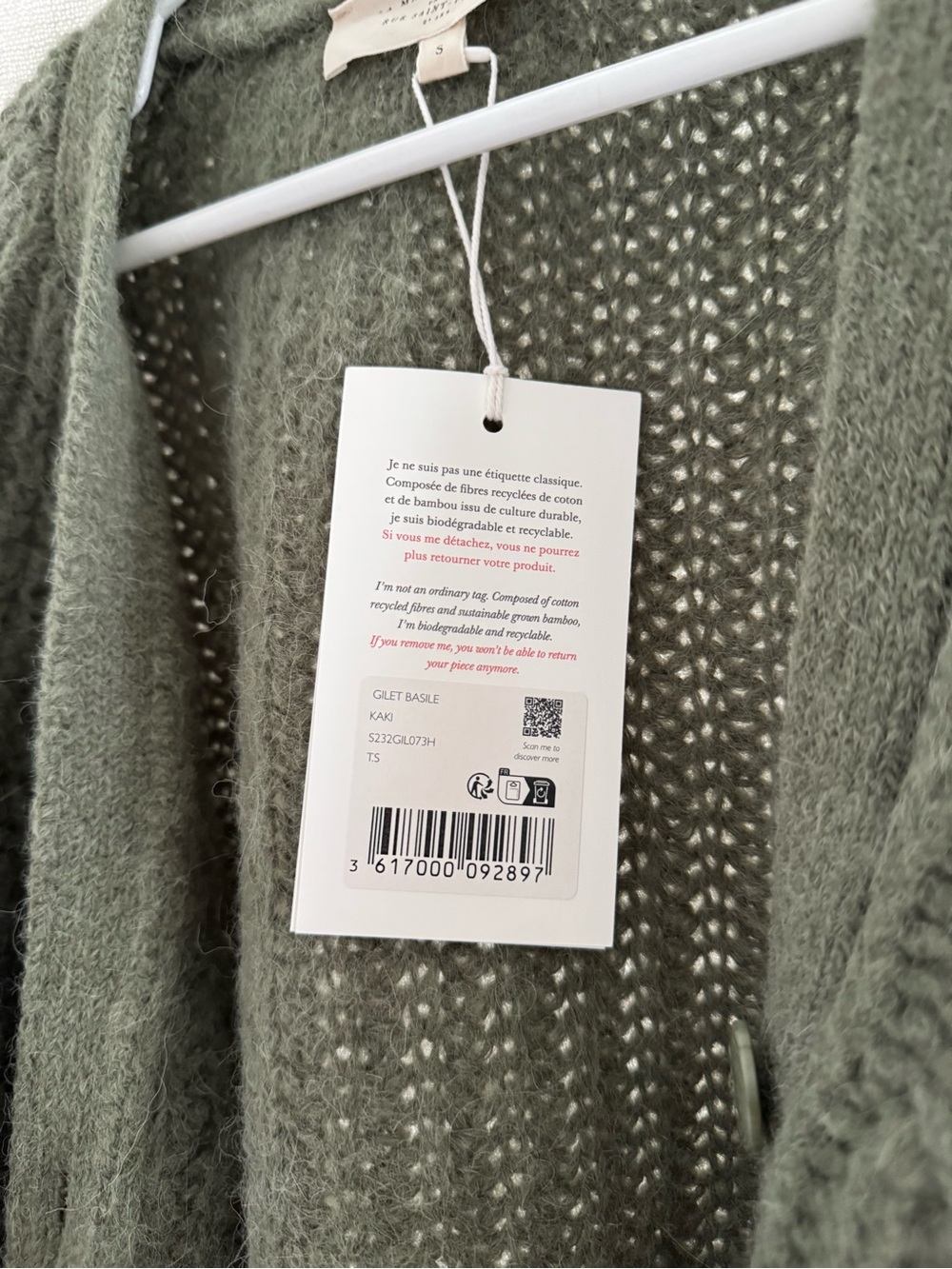NWT Sezane Basile Cardigan - Picture 4 of 4